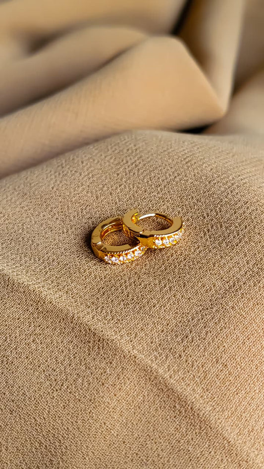 Mini Golden Hoops