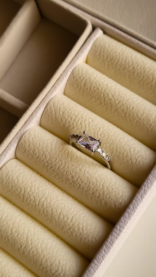 Pave Princess Ring