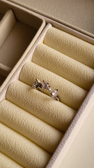 Mixed-Cut Trio Ring